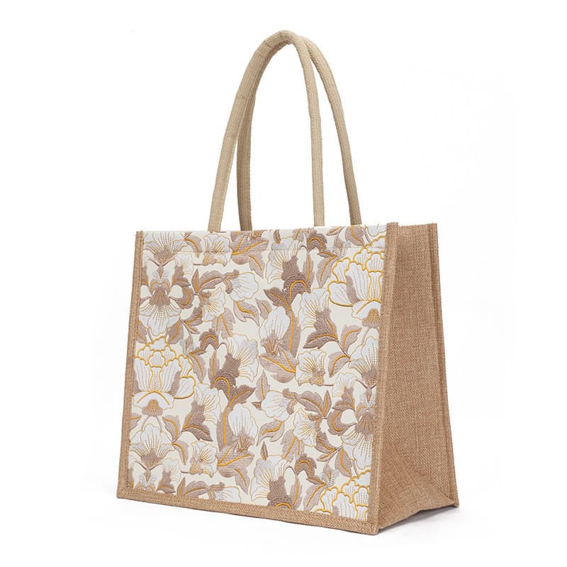 Bolsa de lona feminina bolsa 2025 novo estilo grande capacidade bolsa de linho feminina trabalho Commuter sacola