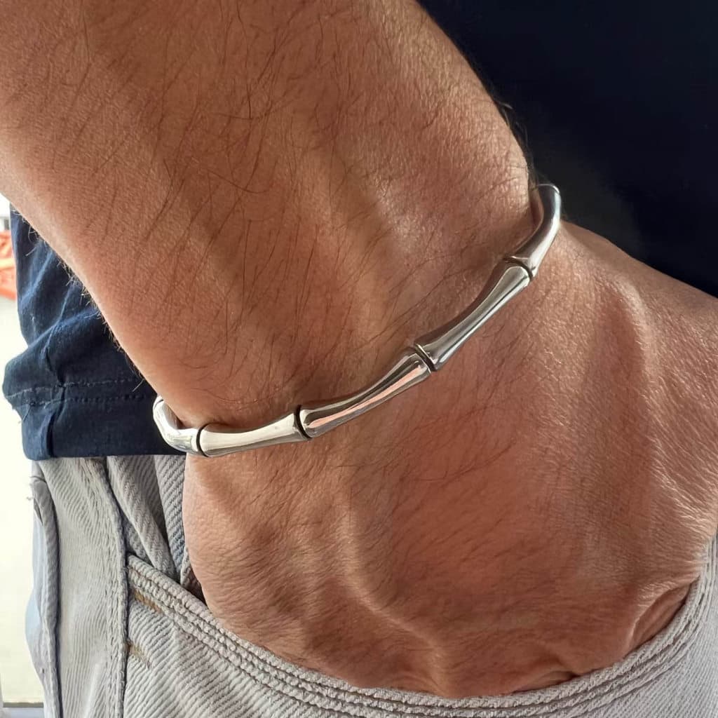 Bracelete Masculino Vittanzio em Aço Inox Ajustável