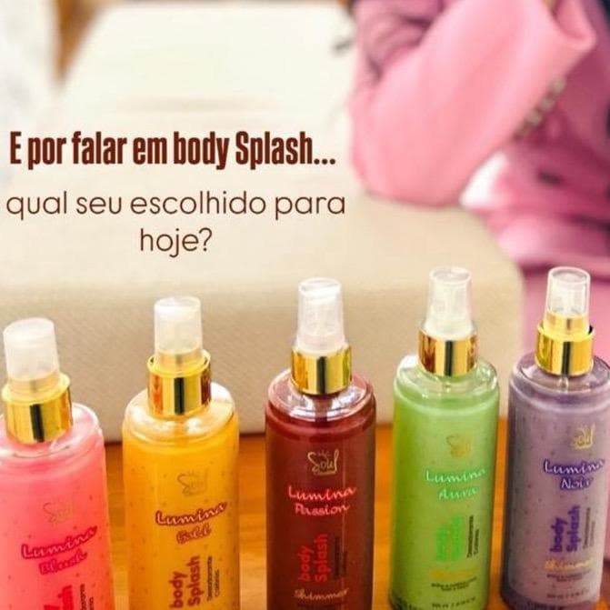 Lançamento Body Splash Lumina Glow 120ml – Perfume Corporal com Brilho Iluminador