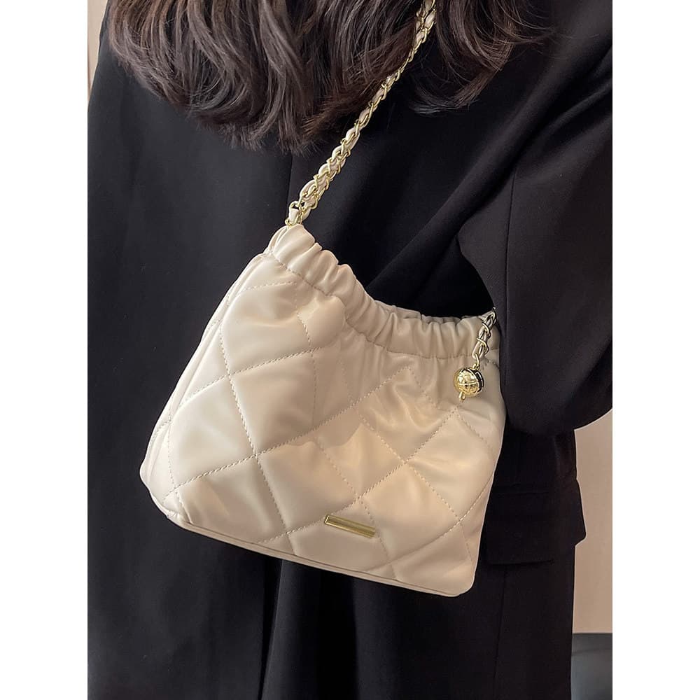 High-End pequeno saco feminino 2026 novo estilo outono inverno diamante corrente saco de venda quente Popular saco balde