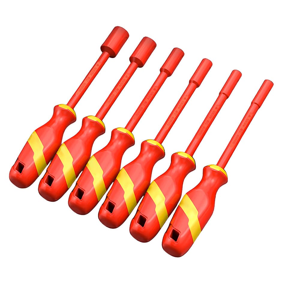 Jogo de Chave Canhão Isolada VDE 5mm a 12mm com 6 Peças Noll