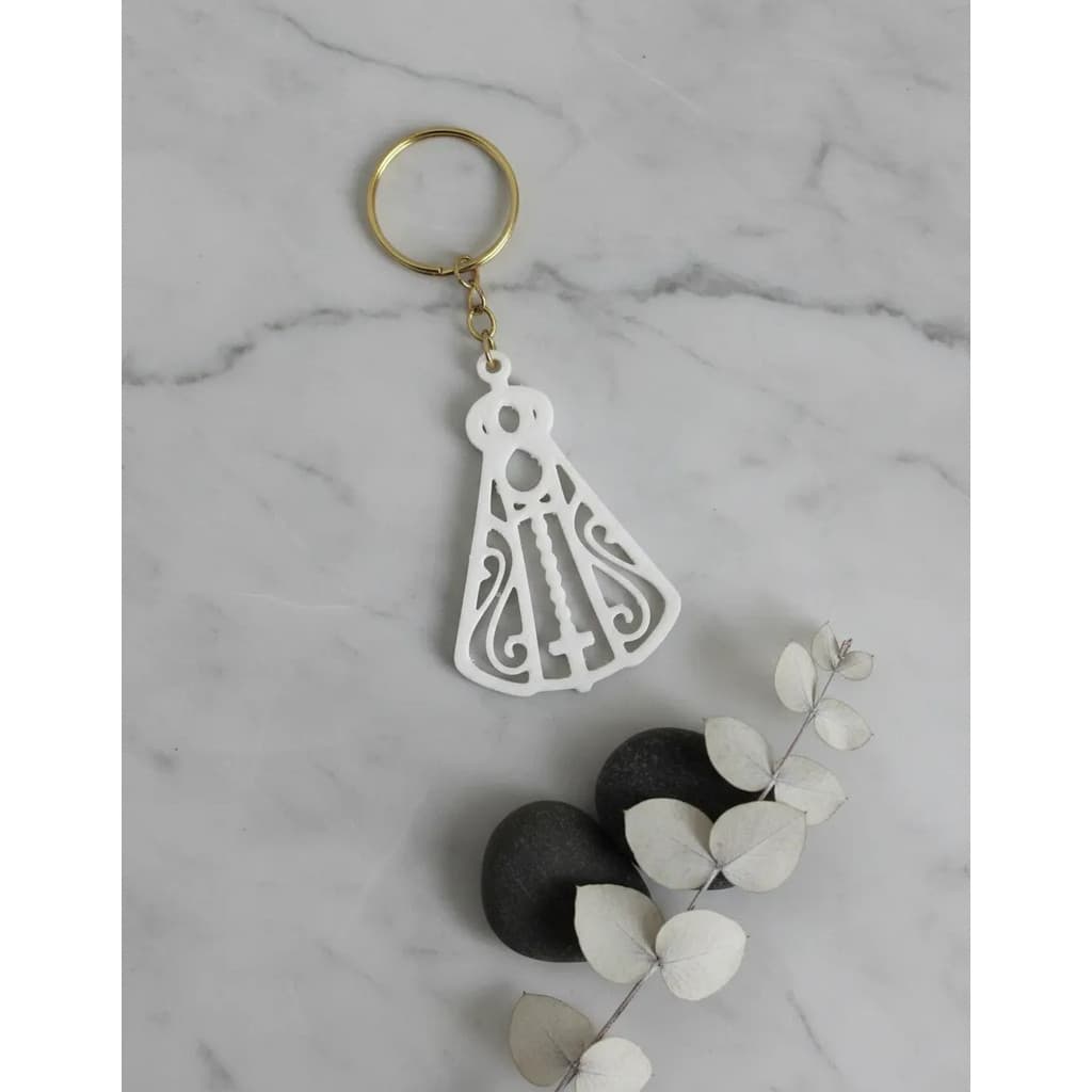 Kit 20 Und Chaveiro N.sr Aparecida Lembrancinha Batismo, Primeira Eucaristia, Crisma