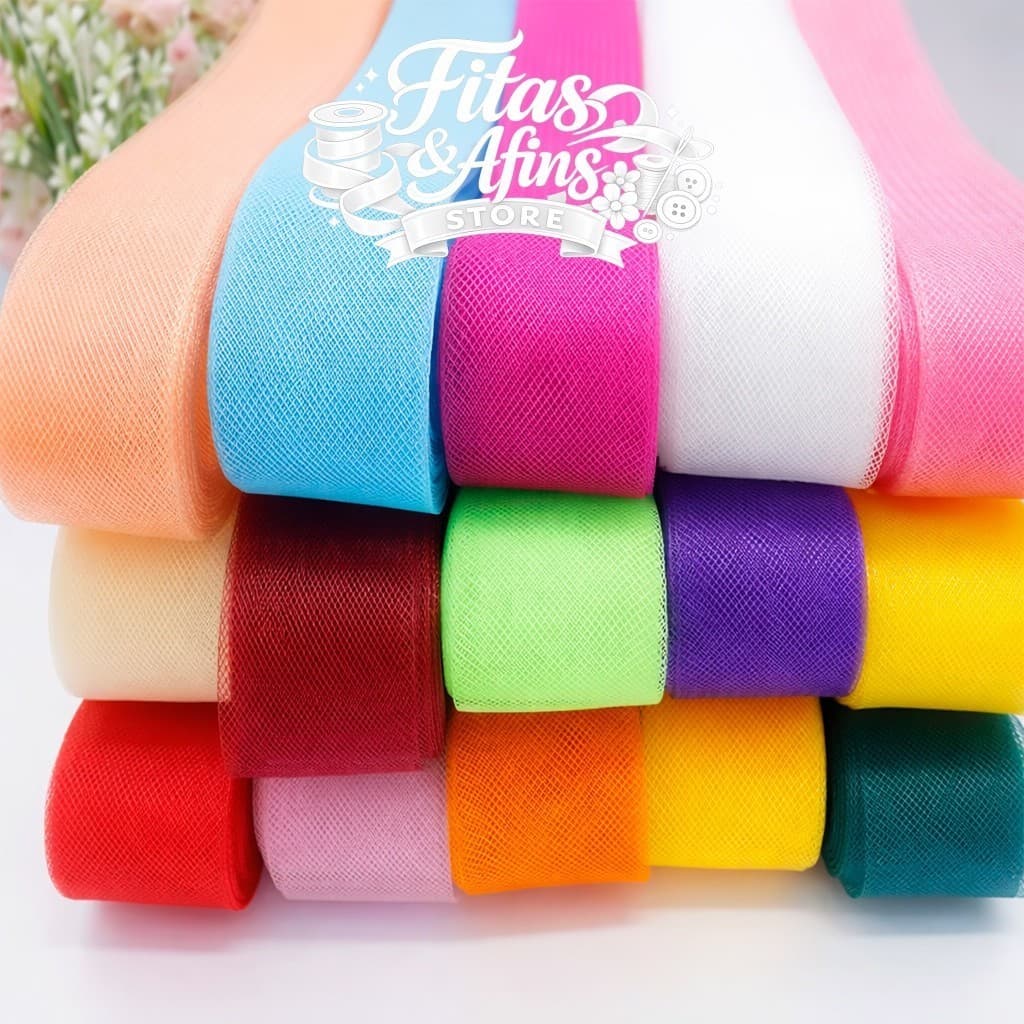 Fita Crinol 7cm para Laços e Decoração 25m ou 50m