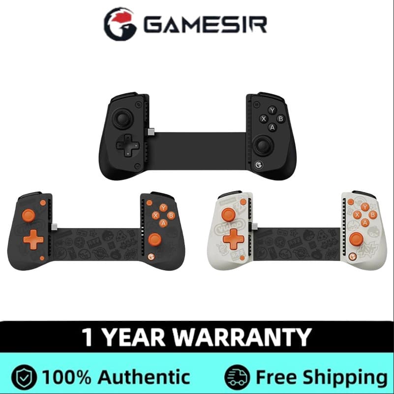 GameSir X5 Lite Controlador De Jogo Móvel Para iPhone/Android Tipo C Plug TypeC Play Controladores Extensíveis Sem Fio T