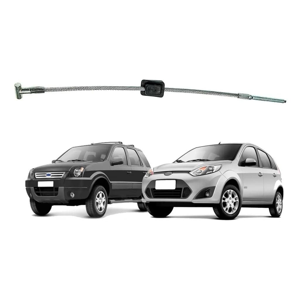 Cabo Alavanca Freio De Mão Ford Fiesta Ecosport Dianteiro 2002-2012 (curto)