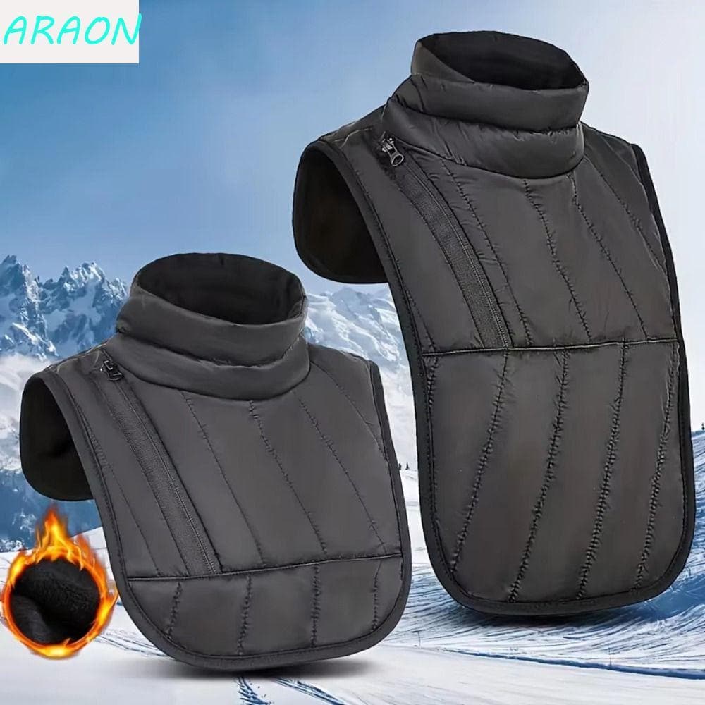 ARAON Colete De Ombro No Peito , Aquecedor De Pescoço Para Motocicleta De Inverno Curto/Longo Espessado , Lenço Proteto