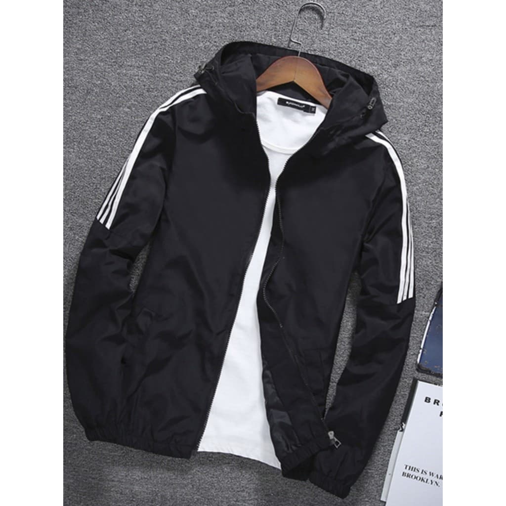 Primavera outono jaqueta masculina Casual All-Match jaqueta superior roupas finas soltas estudante masculino com capuz j