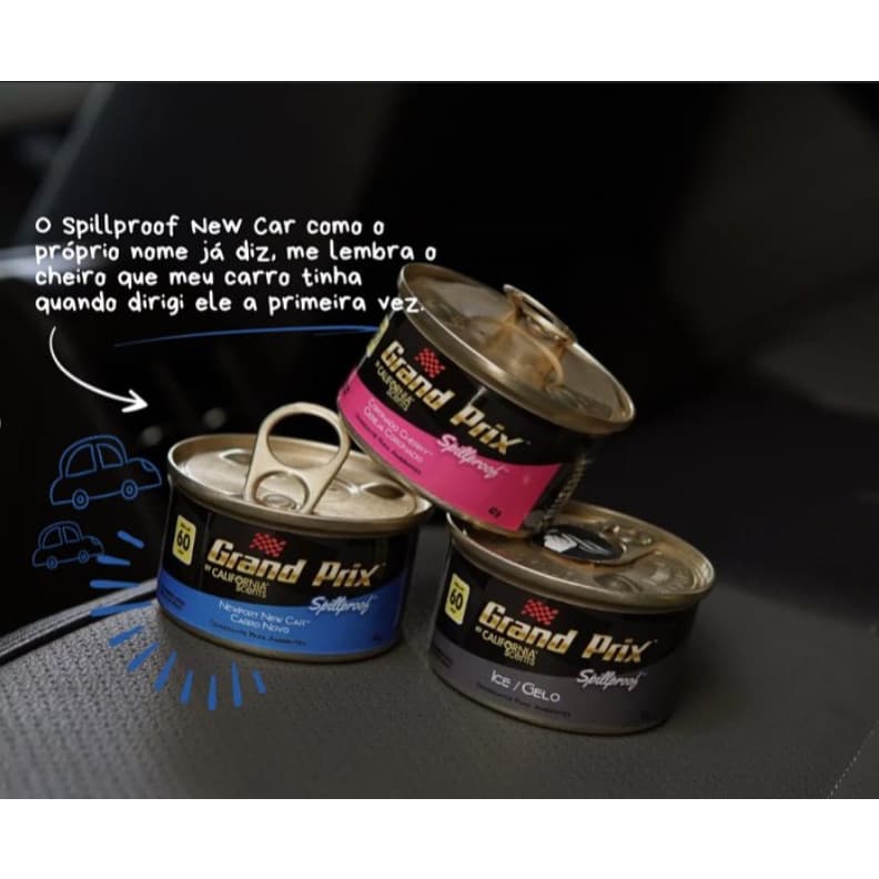 4un Aromatizador de Ar Spillproof 42g - Grand Prix
