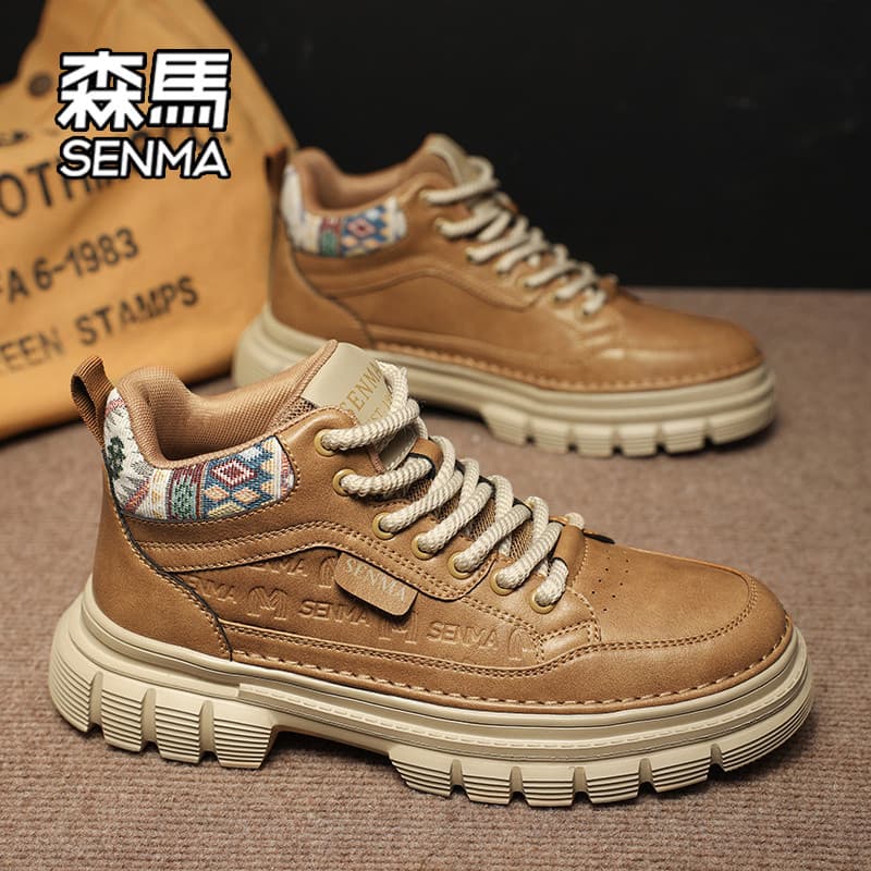 Senma sapatos masculinos 2026 novo estilo outono High-End esportes lazer ferramentas de venda quente venda quente menino