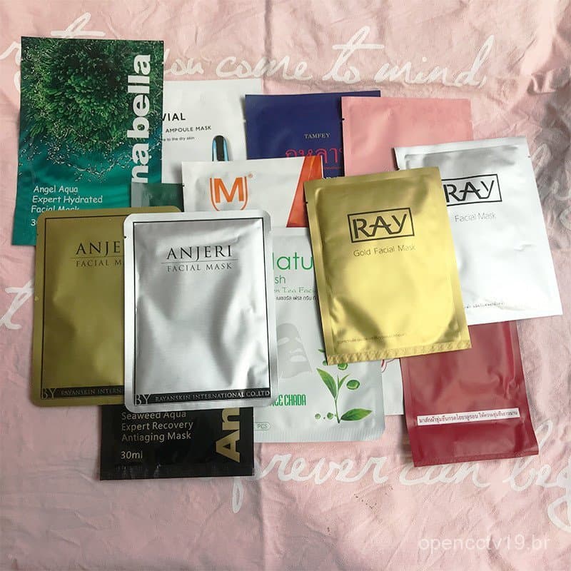 Zona de Ofertas: Máscaras faciais/protetores oculares/batons/cremes para as mãos da Tailândia em promoção especial, disp