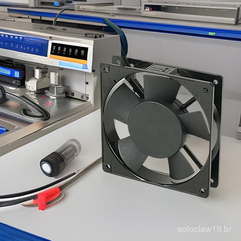 Ventilador de refrigeração AC 12025, gabinete de controle elétrico DP200A, ventilador de fluxo axial 220V, pequeno venti
