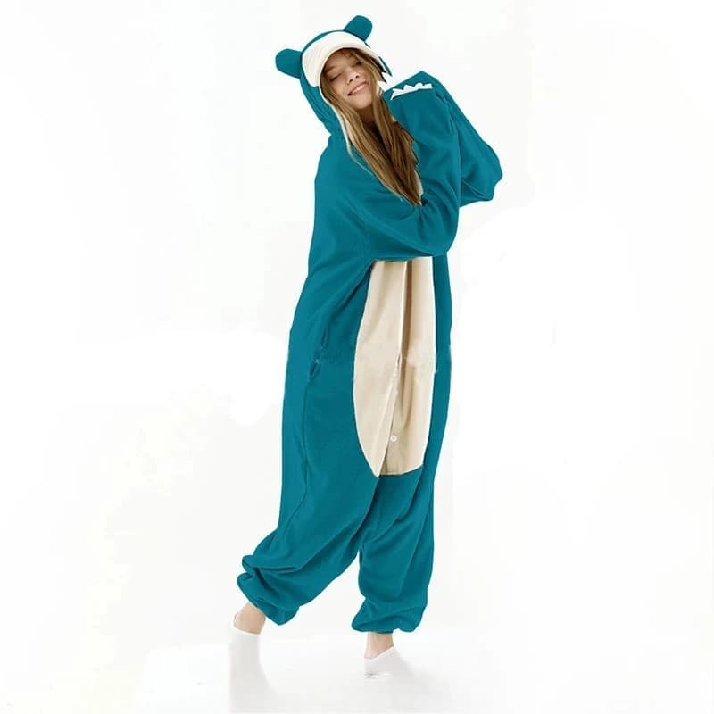 Vestido Animal unicórnio Kirby terno de desenho animado feminino Anime pijama adulto masculino feminino pijama de uma pe