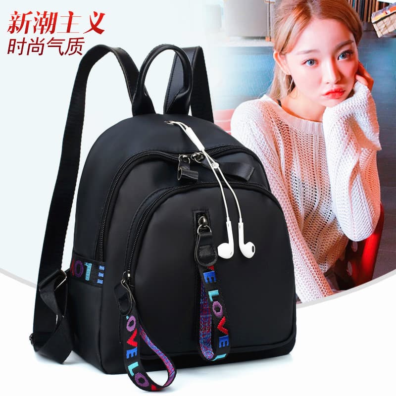 Mochila feminina versão coreana 2022 novo estilo na moda All-Match Casual Oxford lona saco de escola senhoras viagem peq