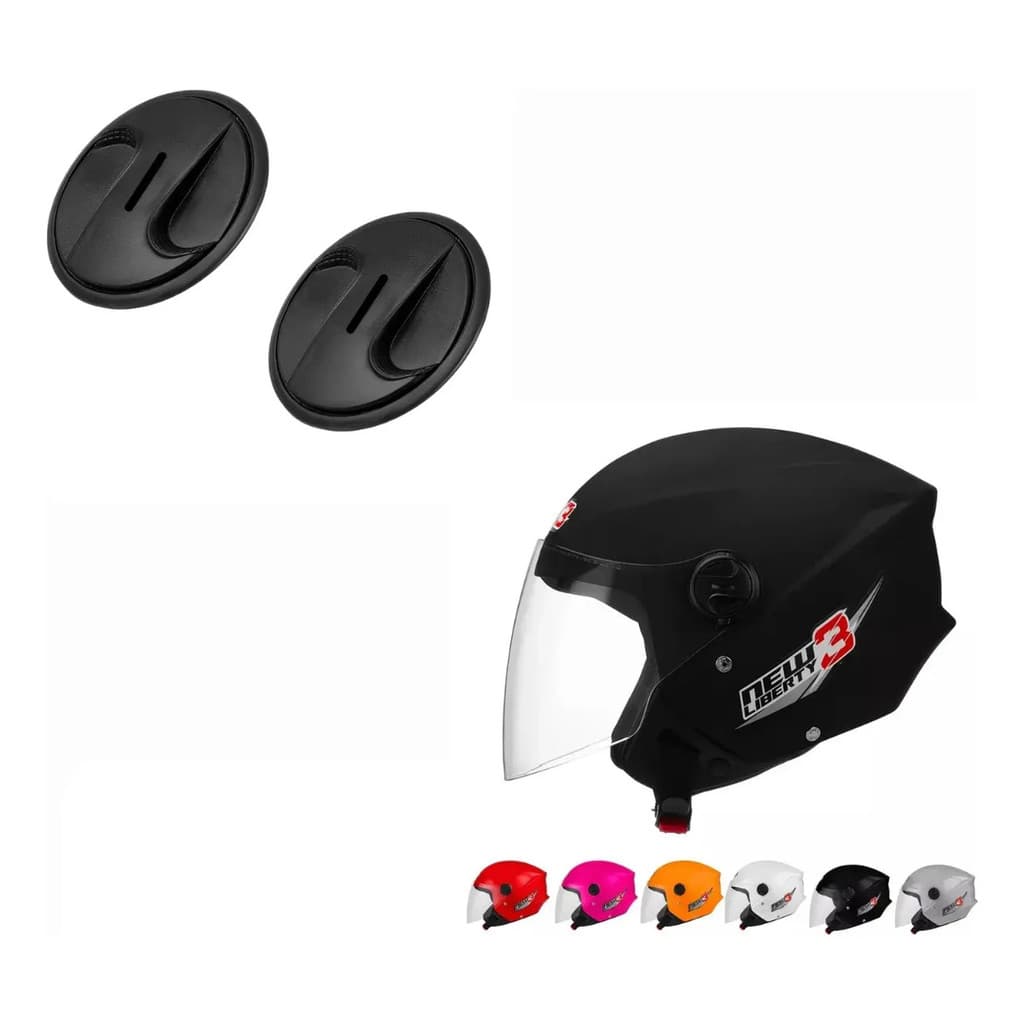 Reparo Botões Trava Viseira Capacete Pro Tork New Liberty 3 (Par)