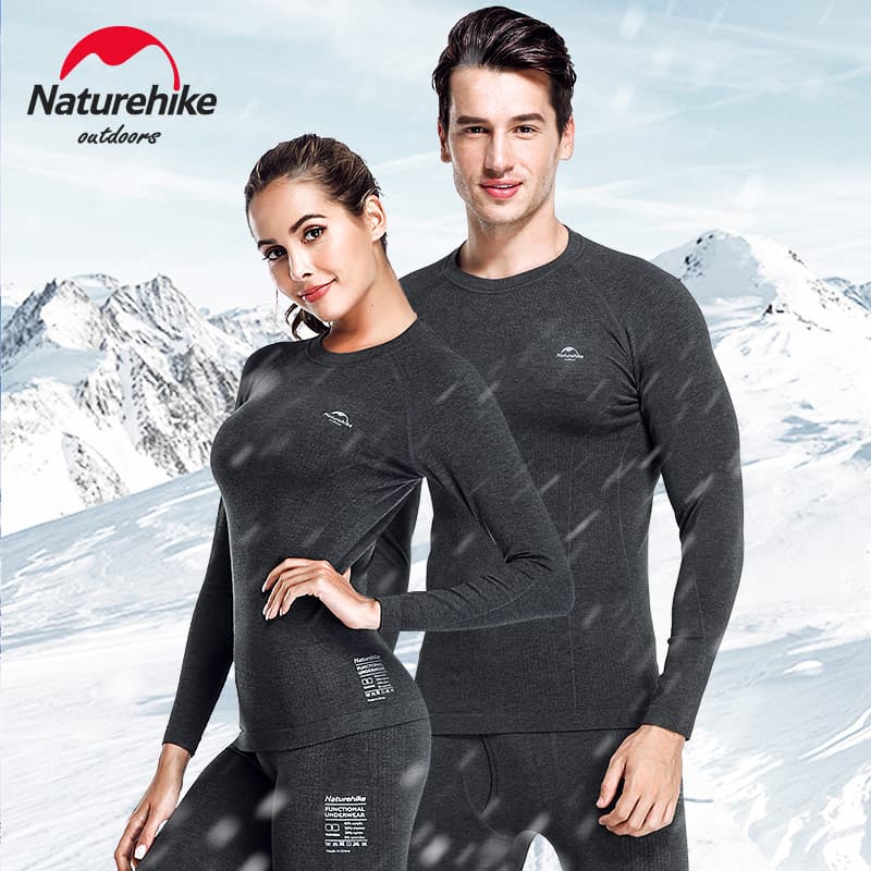 NH Norueguês Roupa Interior Térmica Ao Ar Livre Outono Inverno Esqui Esportes Wicking Secagem Rápida Respirável Homens M