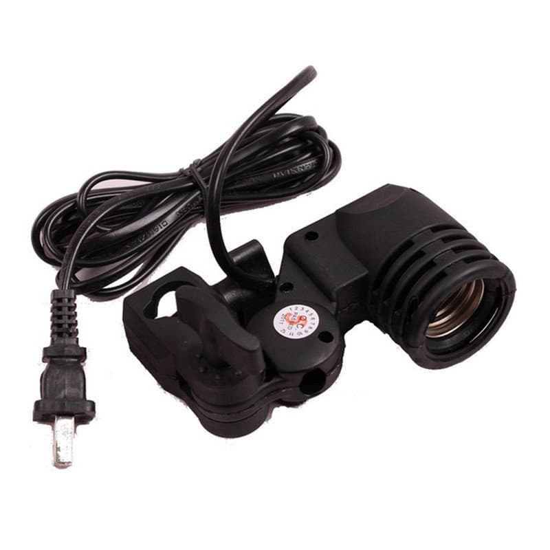 Suporte de lâmpada Tianrui com interface de rosca E27, abajur tipo guarda-chuva para uso em equipamentos de fotografia d