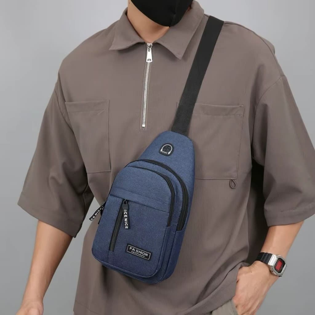 Bolsa Transversal Tiracolo Masculino Feminino Shoulder Bag Pochete Impermeável