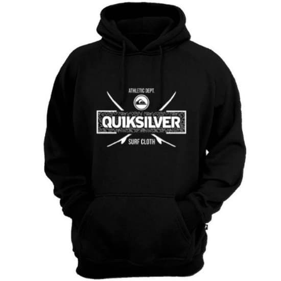 Moletom Quiksilver Unissex Blusa De Frio Modelo Canguru Quiksilver