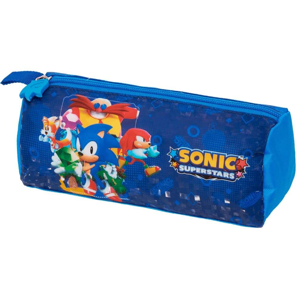 Estojo escolar em poliéster Sonic Superstar Pacific 1 UN