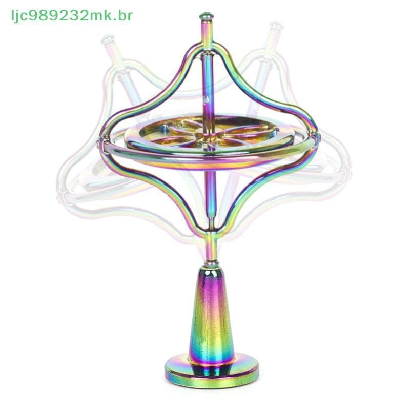 [MYBR] Mini Giroscópio De Dedo De Autoequilíbrio De Metal Anti-Gravidade Colorido Adultos Crianças Dpressão Alívio Do Es