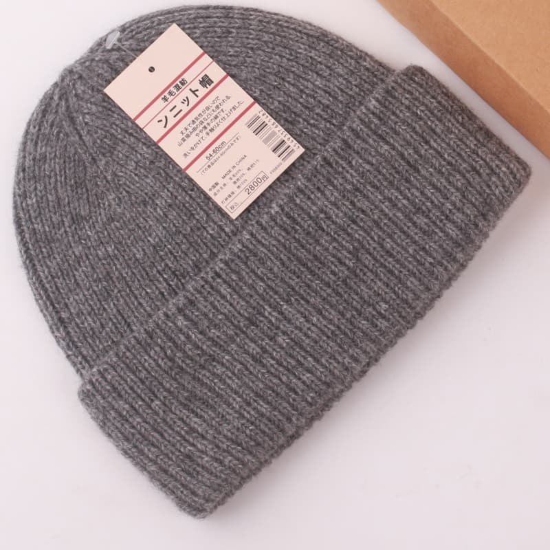 Pedido Original bens japoneses chapéu de lã outono inverno chapéu de malha das mulheres dos homens proteção de orelha qu