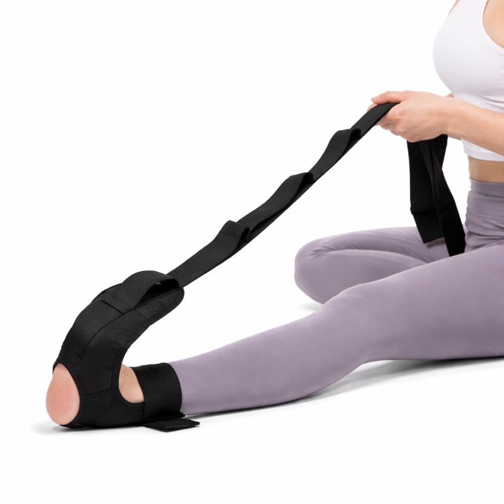Faixa Alongamento 135cm Yoga Pilates Fisio 7 Níveis Ajuste