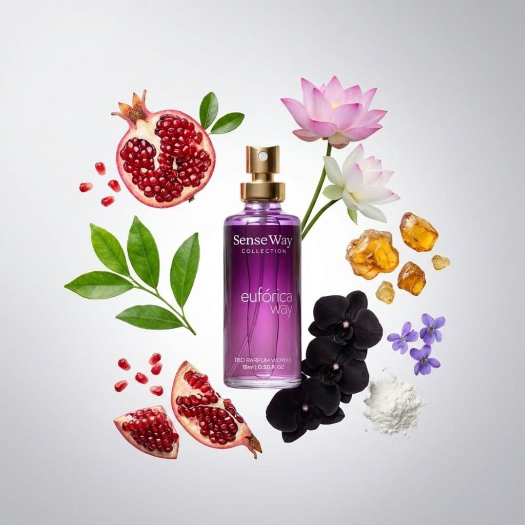Deo Colônia Perfume Feminino Eufórica Way 15ml Perfume Oriental Floral