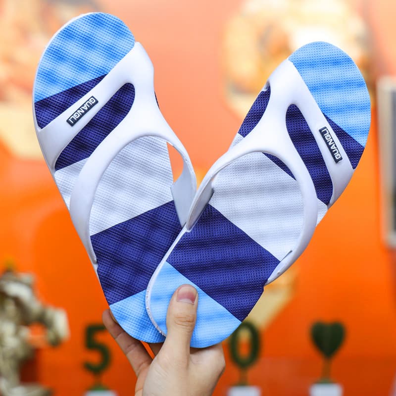 2024 chinelos masculinos verão exterior wear na moda uma palavra masculino verão sola grossa antiderrapante resistente a