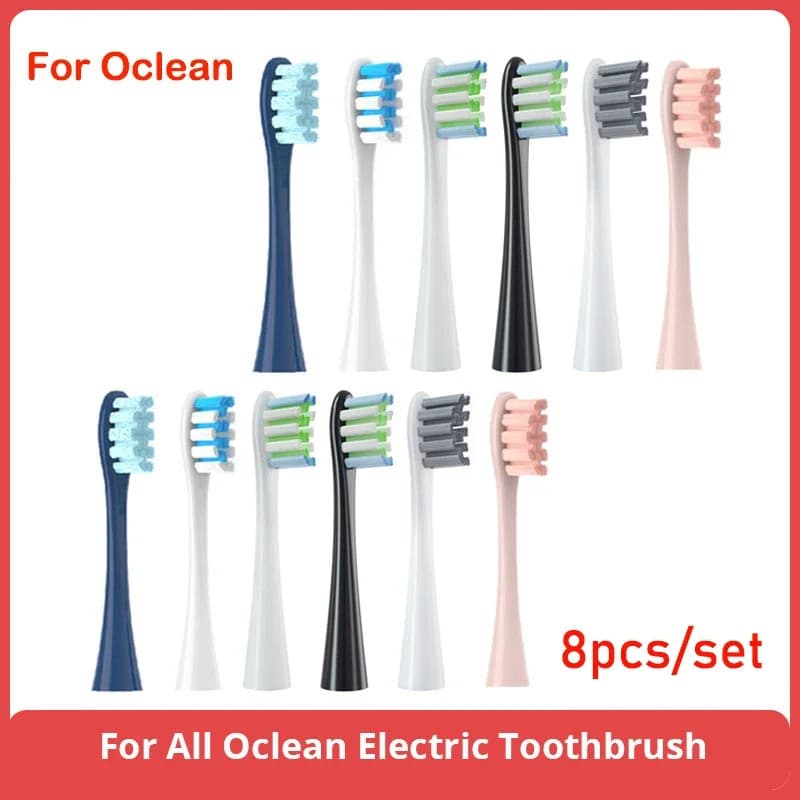 Adequado para Oclean Flow/x/x PRO/Z1/F1/One/Air 2/SE cabeça de escova de substituição Dupont cerdas macias Sonic escova