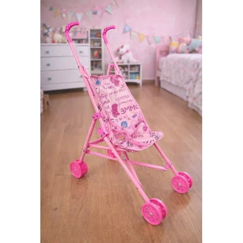 Carrinho Boneca Infantil Dobrável Brinquedo