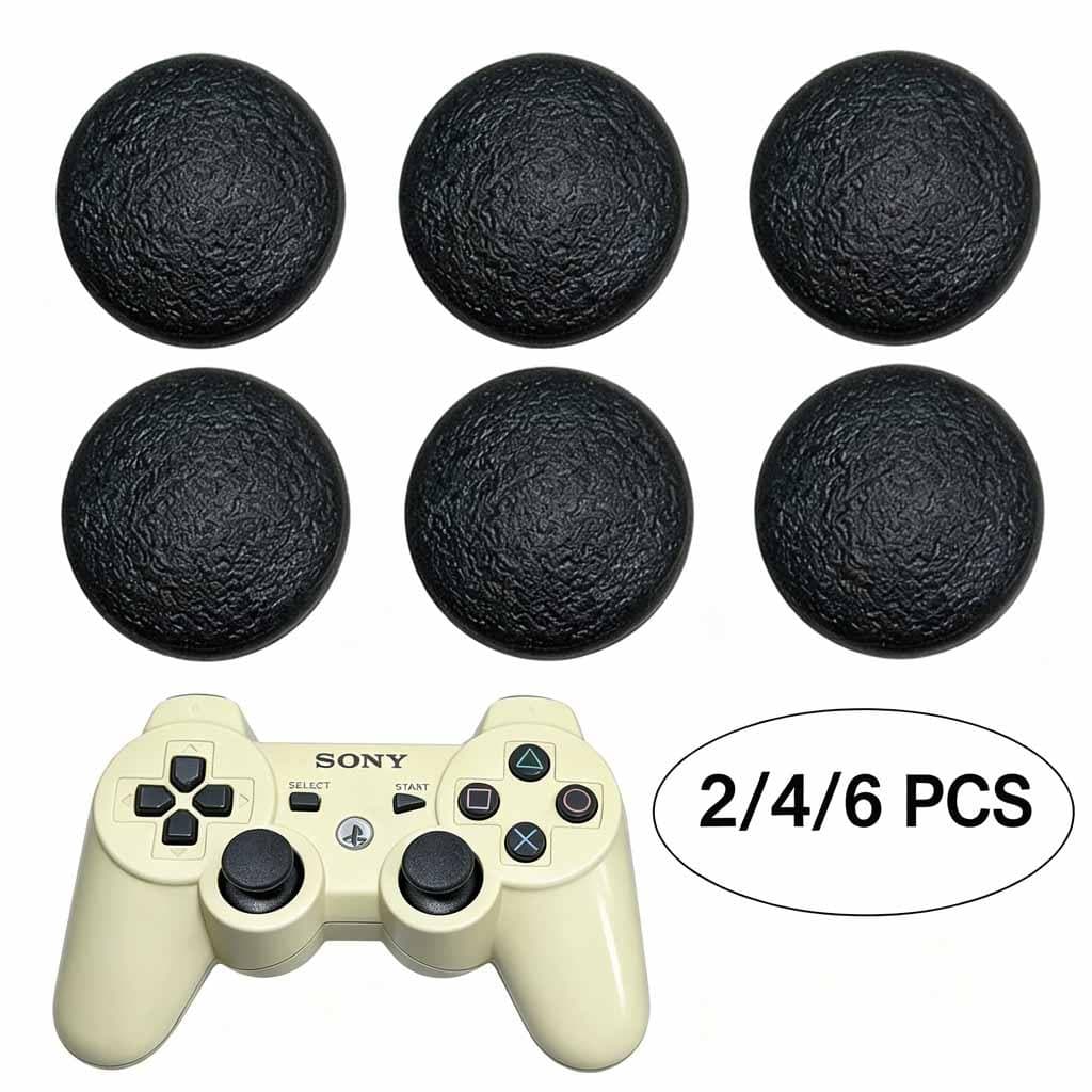 [2/4/6 PCS] Punhos De Polegar Com Tampa De Substituição Para PS3 , Capas De Botão De Controle Analógica 3D , Acessórios