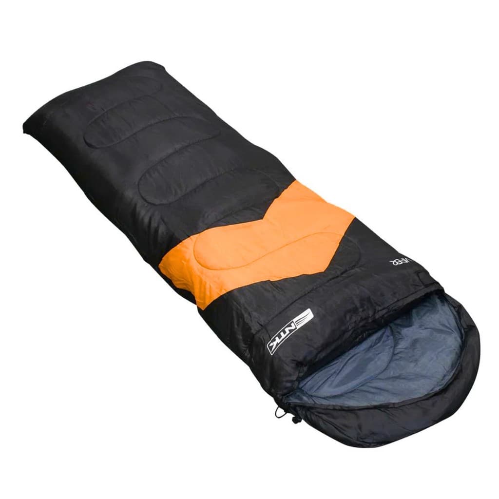 Saco de Dormir Solteiro Térnico Preto/Laranja Viper Nautika