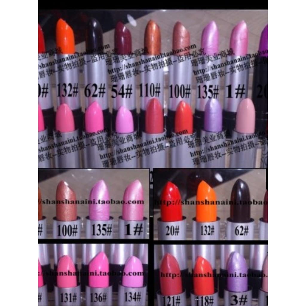 Frete grátis 10 cores estilo gótico estilo Punk batom roxo deslumbrante ouro batom vermelho escuro champanhe lilás roxo