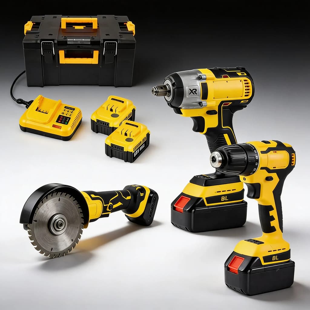 Kit 3 Em 1 Furadeira Chave De Impacto Esmerilhadeira 68v