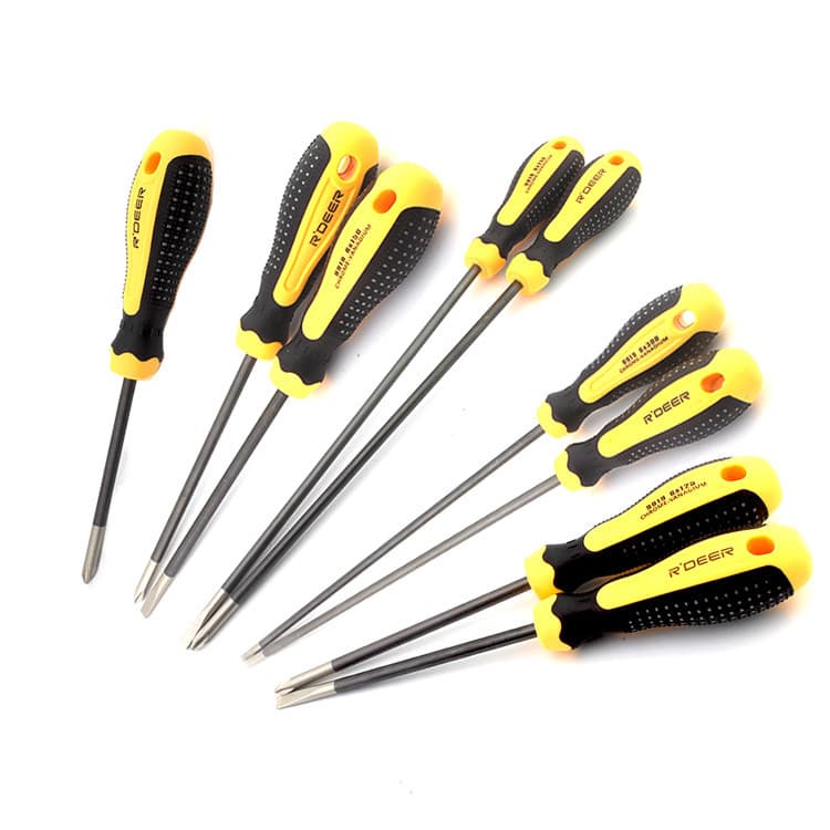 Feilu 6mm haste de borracha plástico lidar com chave de fenda chave de fenda grande chave de fenda grande 991