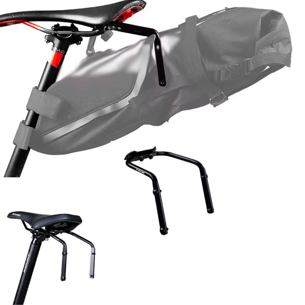Suporte Alumínio Anti Balanço Bolsa De Selim Bikepacking