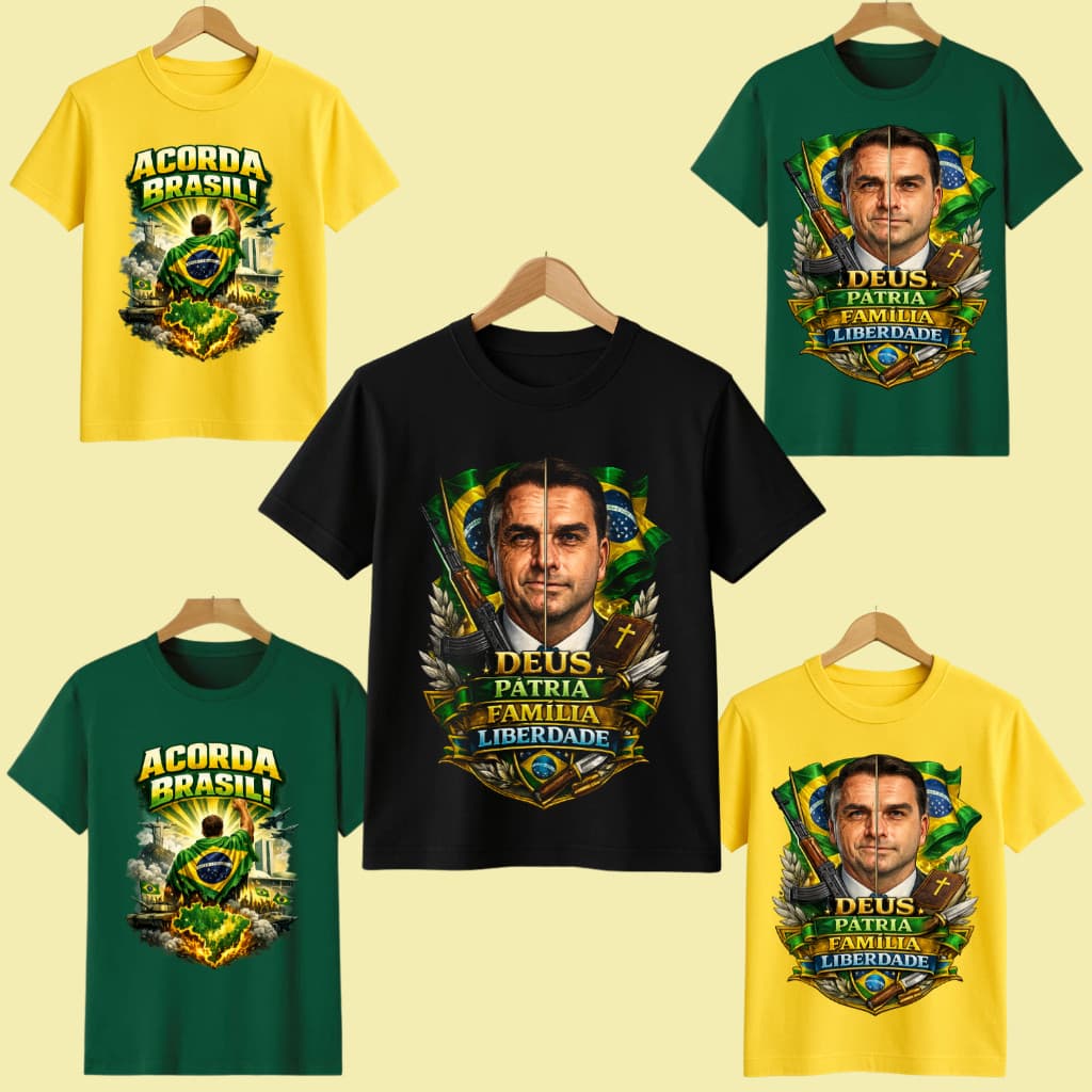 Camiseta Bolsonaro Camisa Patriota Blusa O MITO  Unissex PREMIUM 100% ALGODÃO