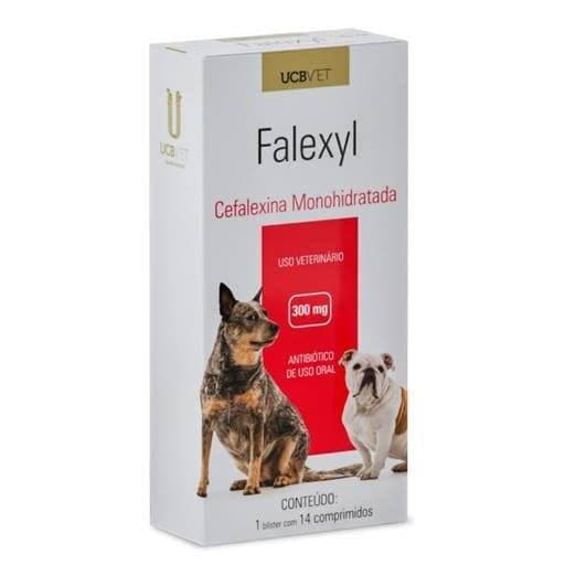 FALEXYL CEFALEXINA  CART. 14X300MG UCBVET