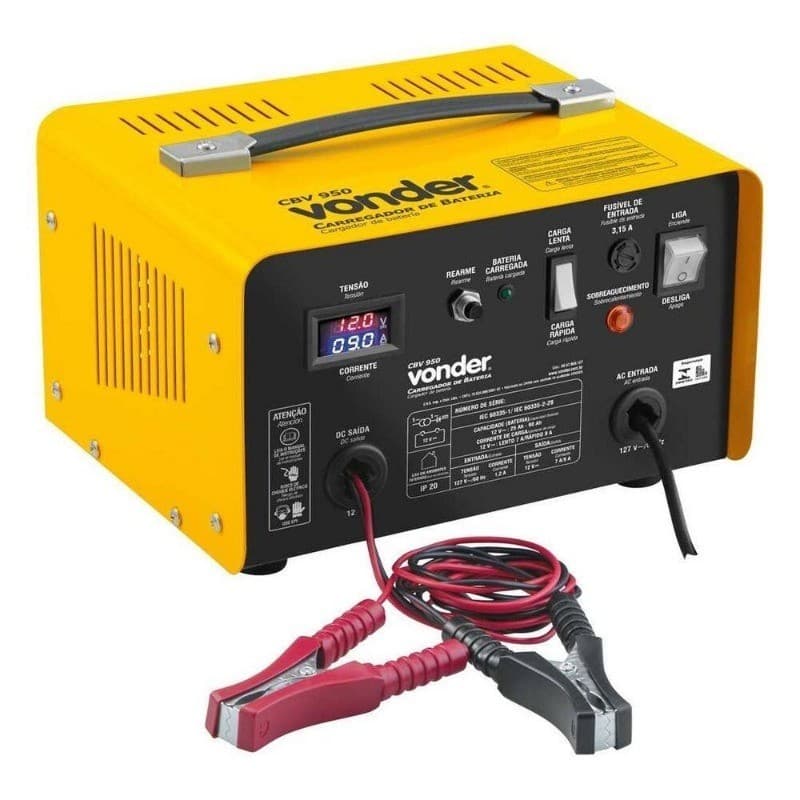 Carregador Bateria 12V 95A Vonder 220V