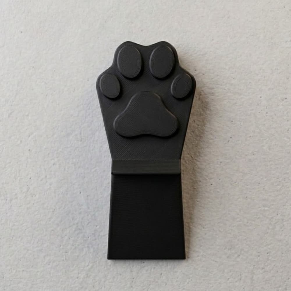 Trava de Porta Antiderrapante Pet Patinha Anti Impacto Porta Gato Cachorro