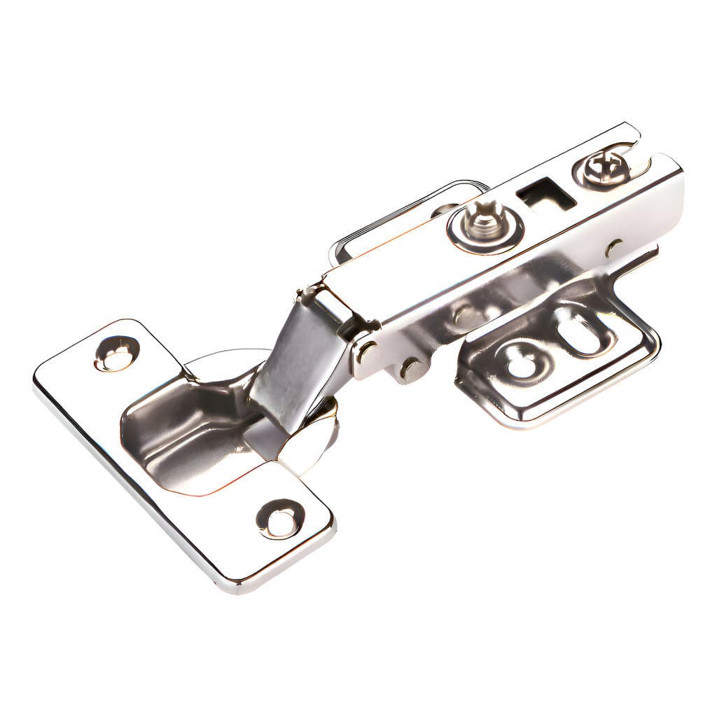 Kit 10 Dobradiças Reta Amortecedor Porta Armário Móveis 35mm