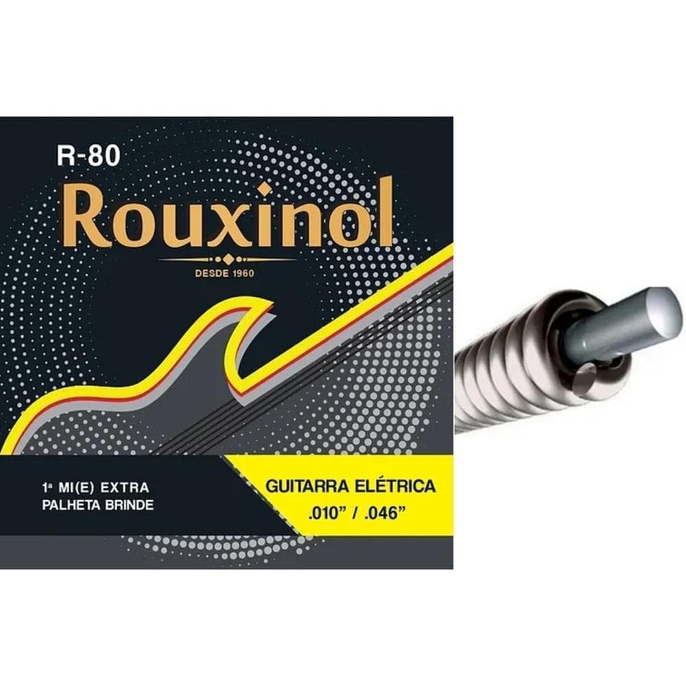 ENCORDOAMENTO ROUXINOL GUITARRA R80 .010/.046 ELETRICA LEVE