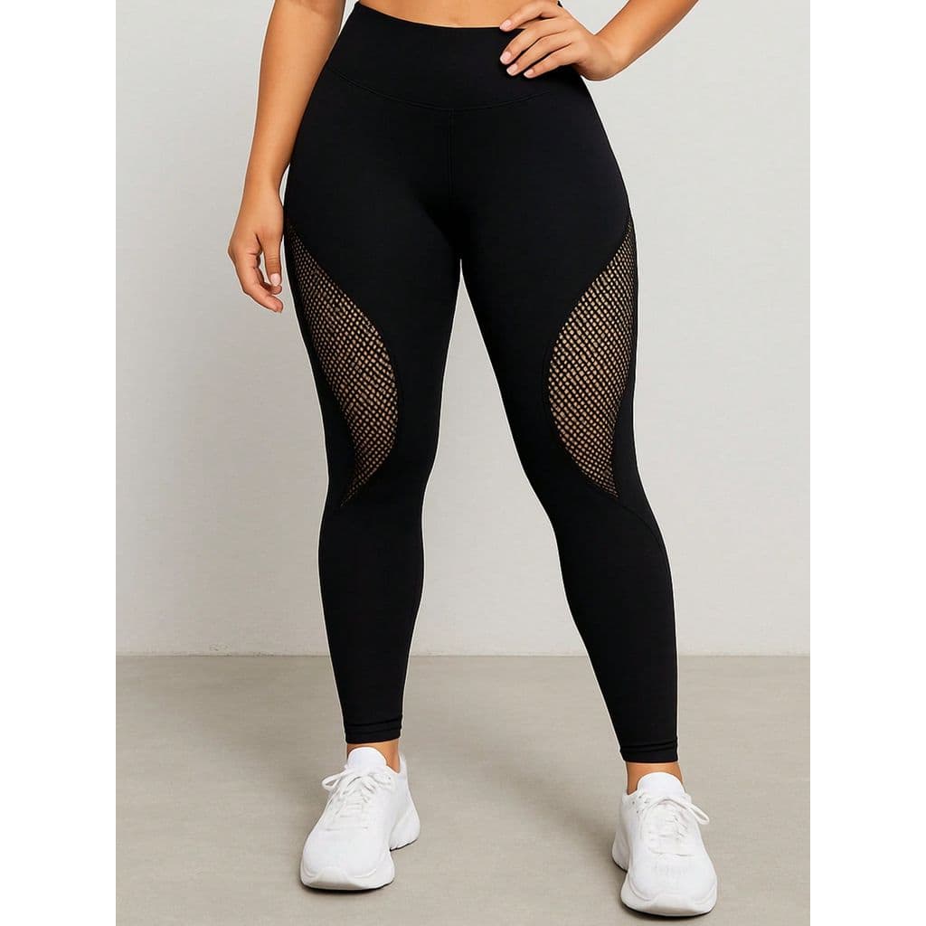 Calça Legging Feminina Arrastão Moda Fitness 2025
