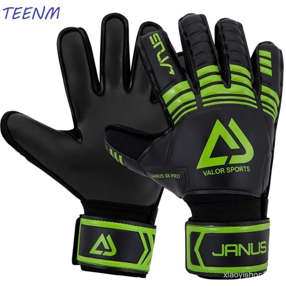 Luvas De Futebol De Látex TEENM , Goleiro Antiderrapantes Duráveis Esportivas Espessadas Resistentes Ao Desgaste