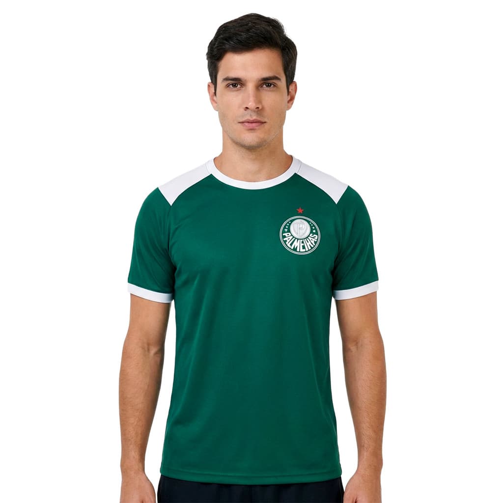 Camiseta Palmeiras Alviverde Masculina Licenciada Original