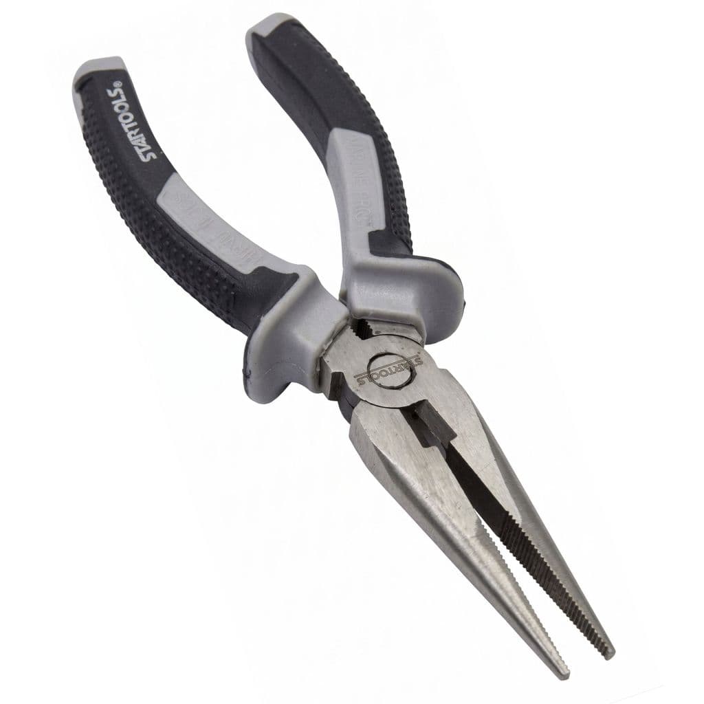 Alicate De Bico Eletricista 6" Polegadas Profissional Prime Cabo Emborrachado Antiderrapante