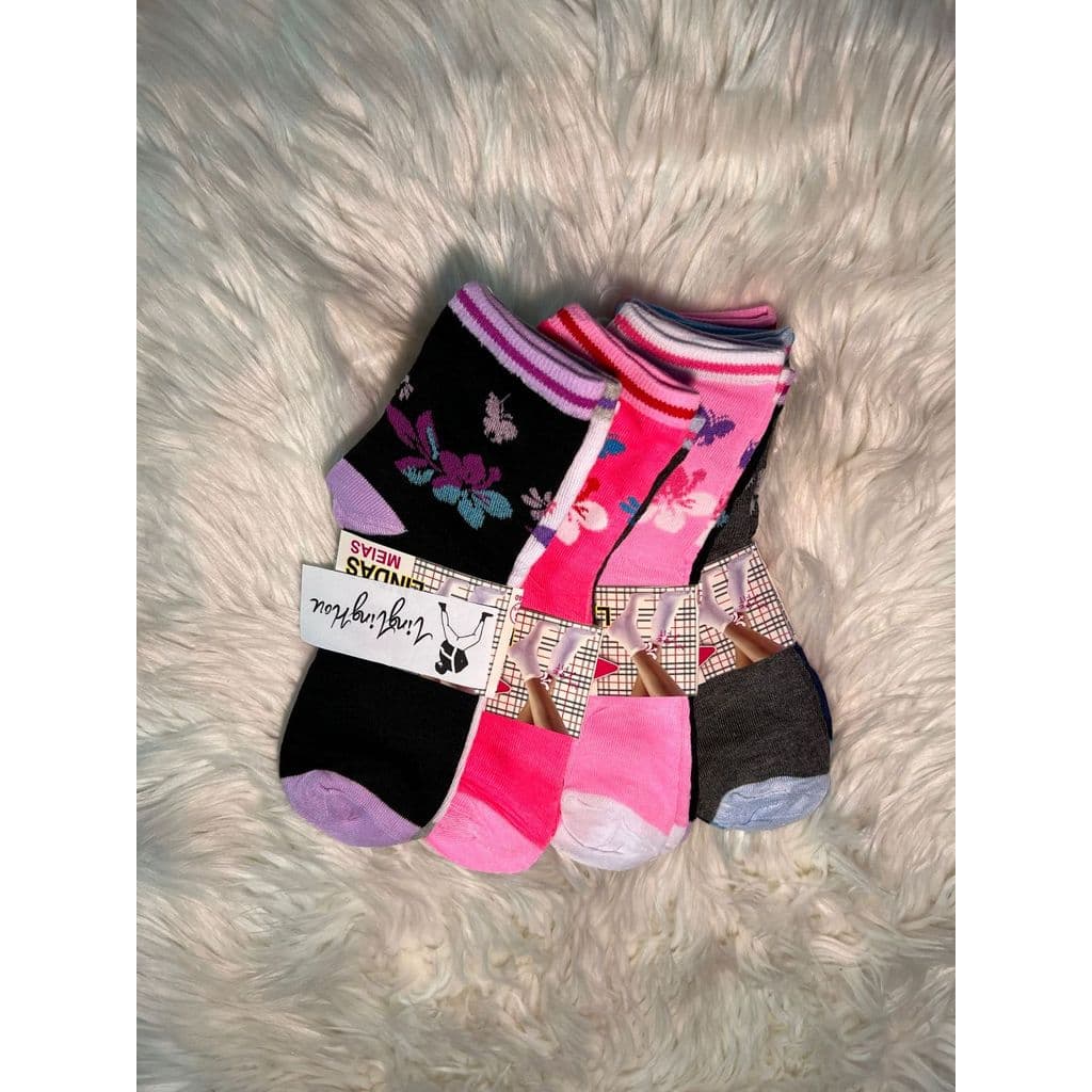 Kit 3-15 Pares Meias Masculinas fminina Adulto Cano alto