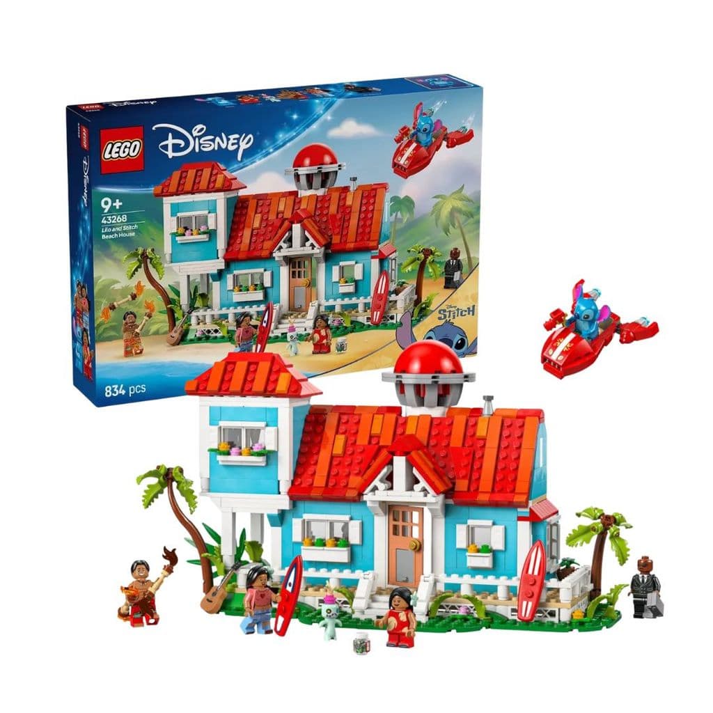 Lego Disney Casa de Praia Lilo e Stitch 834 Peças - Lego