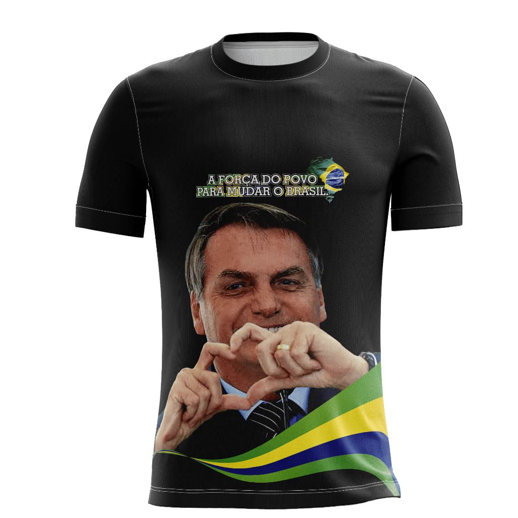 Camisa Personalizada Presidente Bolsonaro A Força Do Povo