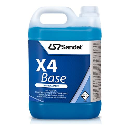 X4 Base Motor, Rodas E Pátios Sujos De Óleo E Graxa 5 Litros